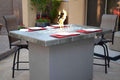 Entertainer Outdoor Fire Pit Table – 6 Ft with Fire Glass (LP/NG Compatible)