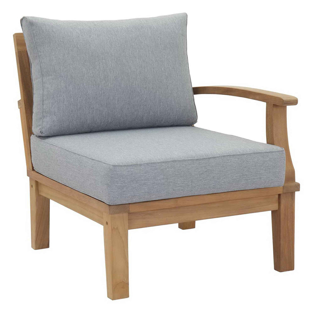 Patio Elegance Outdoor Lounge Set - Marina 9-Piece Teak Collection by Modway